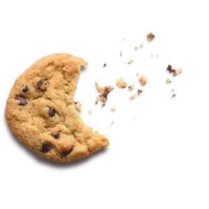 Cookie croqué montrant le consentement d'un utilisateur pour la collecte de ses information en lien avec la RGPD