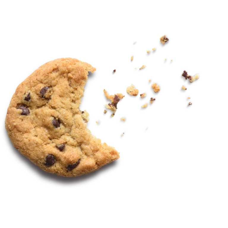 Cookie croqué montrant le consentement d'un utilisateur pour la collecte de ses information en lien avec la RGPD