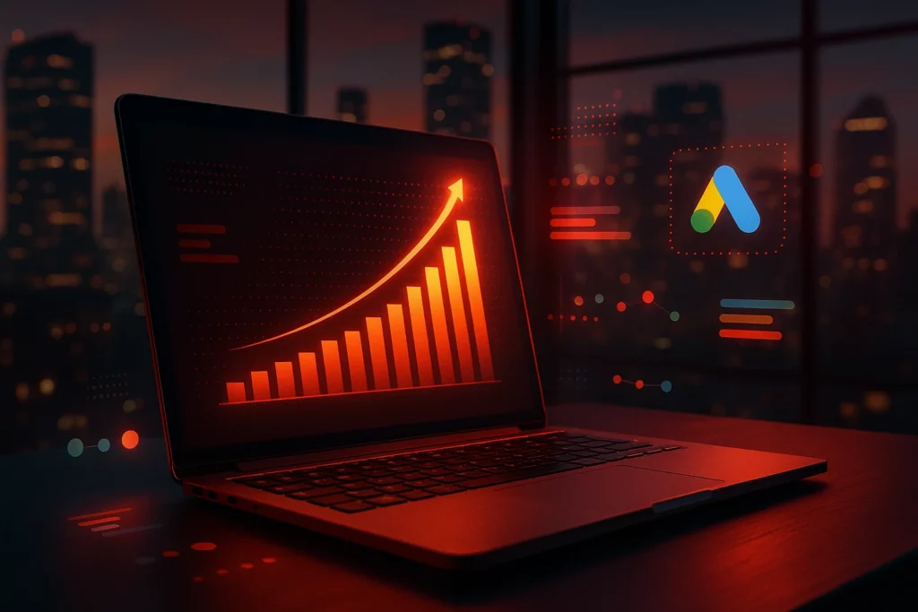 Performance obtenu par un consultant google ads à Lyon