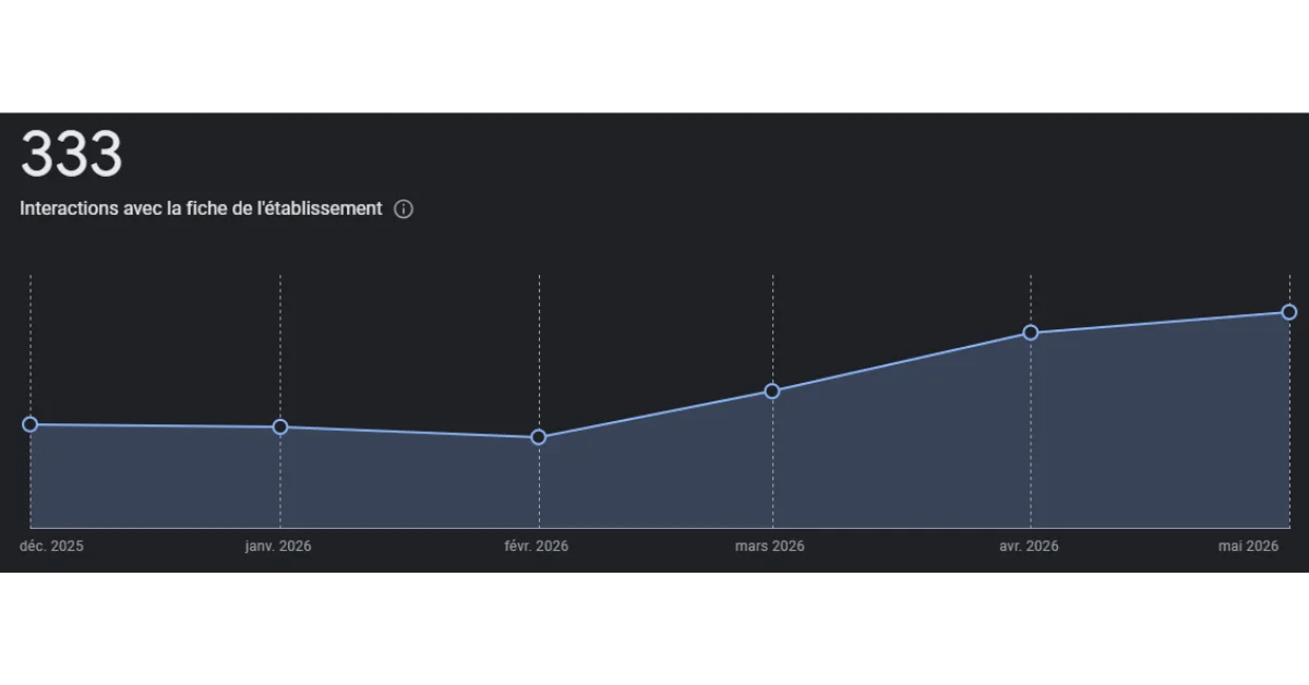 Performance Google Business Profile Valente Nettoyage