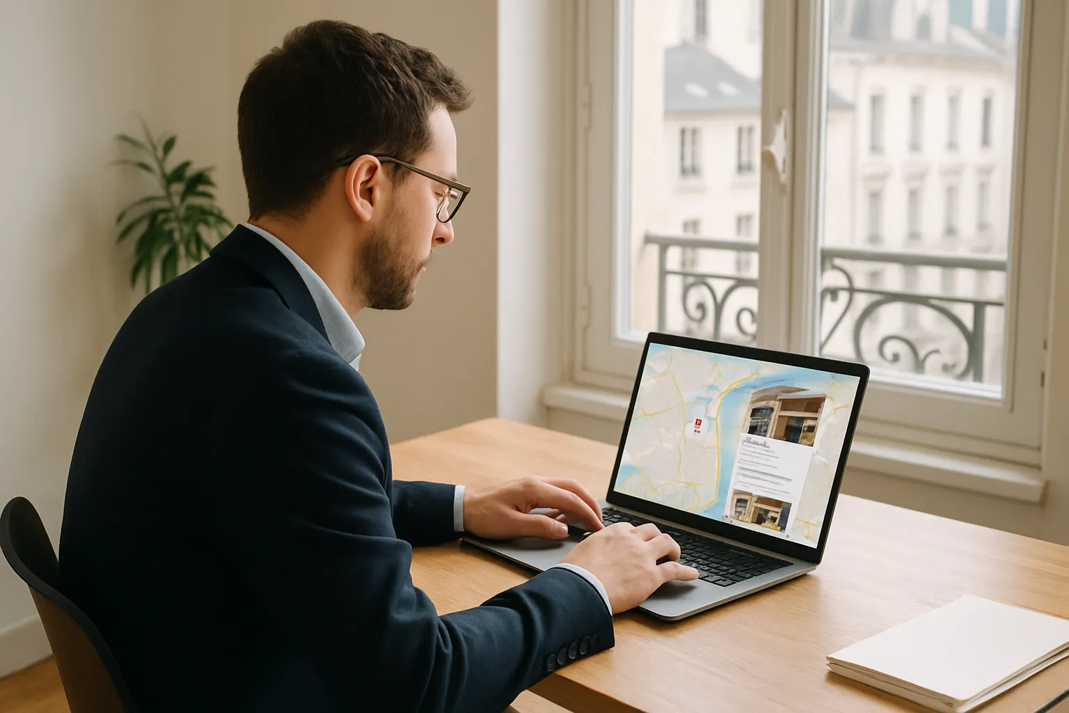 Consultant freelance aidant un artisan lyonnais à être visible sur Google sans publicité